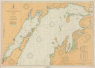North End of Lake Michigan 1930 Lake Michigan Harbor Chart Reprint Great Lakes 7 - 70
