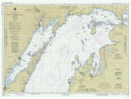 North End of Lake Michigan 1987 Lake Michigan Harbor Chart Reprint Great Lakes 7 - 70