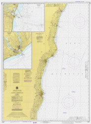 Algoma to Sheboygan 1979 Lake Michigan Harbor Chart Reprint Great Lakes 7 - 73