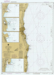Port Washington to Waukegan 1985 Lake Michigan Harbor Chart Reprint Great Lakes 7 - 74
