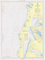 Benona to Point Betsie 1966 Lake Michigan Harbor Chart Reprint Great Lakes 7 - 77