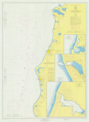 Benona to Point Betsie 1973 Lake Michigan Harbor Chart Reprint Great Lakes 7 - 77