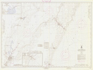 Algoma and Oconto 1966 Lake Michigan Harbor Chart Reprint Great Lakes 7 - 703