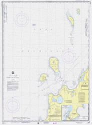 Platte Bay to Leland 1975 Lake Michigan Harbor Chart Reprint Great Lakes 7 - 705