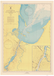 Head of Green Bay 1947 Lake Michigan Harbor Chart Reprint Great Lakes 7 - 725