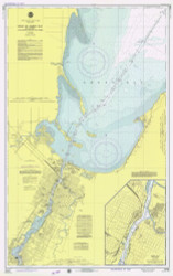 Head of Green Bay 1975 Lake Michigan Harbor Chart Reprint Great Lakes 7 - 725