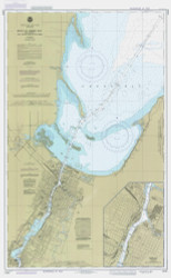 Head of Green Bay 1985 Lake Michigan Harbor Chart Reprint Great Lakes 7 - 725