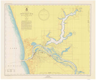 Grand Haven 1947 Lake Michigan Harbor Chart Reprint Great Lakes 7 - 765