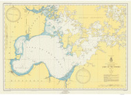 Lake of  the Woods 1951 Minnesota-Ontario Border Lakes Nautical Chart Reprint Great Lakes 8 - 84
