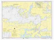 Rainy Lake - Big Island Oak Point Island 1976 Minnesota-Ontario Border Lakes Nautical Chart Reprint Great Lakes 8 - 819