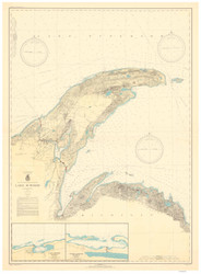 Big Bay Point to Redridge 1937 Lake Superior Harbor Chart Reprint Great Lakes 9 - 94