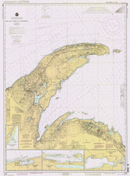 Big Bay Point to Redridge 1995 Lake Superior Harbor Chart Reprint Great Lakes 9 - 94