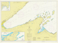 West End of Lake Superior 1973 Lake Superior Harbor Chart Reprint Great Lakes 9 - 96