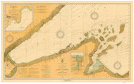 Little Girl Point to Beaver Bay 1924 Lake Superior Harbor Chart Reprint Great Lakes 9 - 96old