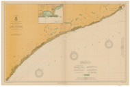 Beaver Bay to Grand Portage Bay 1915 Lake Superior Harbor Chart Reprint Great Lakes 9 - 97old