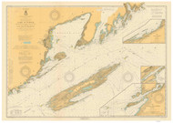 Grand Portage Bay to Lamb Island 1917 Lake Superior Harbor Chart Reprint Great Lakes 9 - 98old