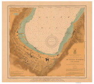 Munising Harbor 1907 Lake Superior Harbor Chart Reprint Great Lakes 9 - 932