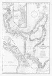 Keweenaw Waterway 1934 Lake Superior Harbor Chart Reprint Great Lakes 9 - 944