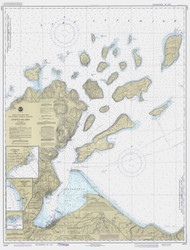 Apostle Islands 1990 Lake Superior Harbor Chart Reprint Great Lakes 9 - 961