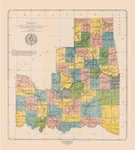 Indian Territory - State of Sequoyah 1905 Oklahoma Regional