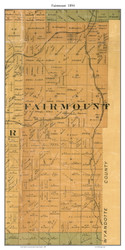 Fairmont, Kansas 1894 Old Town Map Custom Print - Leavenworth Co.