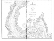 Potomac River 3 Lower Cedar Point to Mattawoman Creek 1907 - Old Map Nautical Chart AC Harbors 559 - Chesapeake Bay