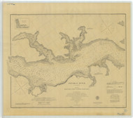 Potomac River 2 from Piney Point to Lower Cedar Point 1877b - Old Map Nautical Chart AC Harbors 389 - Chesapeake Bay