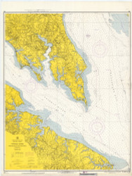Potomac River 1 Chesapeake Bay to Piney Point 1966 - Old Map Nautical Chart AC Harbors 557 - Chesapeake Bay