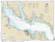 Potomac River 2 Piney Point to Lower Cedar Point 2014 - Old Map Nautical Chart AC Harbors 558 - Chesapeake Bay