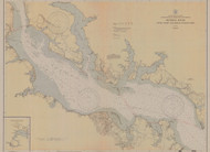 Potomac River 2 Piney Point to Lower Cedar Point 1932 - Old Map Nautical Chart AC Harbors 558 - Chesapeake Bay