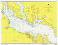Potomac River 2 Piney Point to Lower Cedar Point 1974 - Old Map Nautical Chart AC Harbors 558 - Chesapeake Bay
