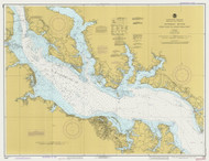 Potomac River 2 Piney Point to Lower Cedar Point 1984 - Old Map Nautical Chart AC Harbors 558 - Chesapeake Bay