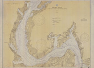 Potomac River 3 Lower Cedar Point to Mattawoman Creek 1929 - Old Map Nautical Chart AC Harbors 559 - Chesapeake Bay
