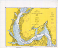 Potomac River 3 Lower Cedar Point to Mattawoman Creek 1968 - Old Map Nautical Chart AC Harbors 559 - Chesapeake Bay