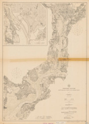 Potomac River 4 Mattawoman Creek to Georgetown 1911 - Old Map Nautical Chart AC Harbors 560 - Chesapeake Bay