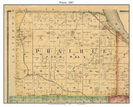 Prairie, Kansas 1887 Old Town Map Custom Print - Wyandotte Co.
