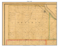 Prairie, Kansas 1885 Old Town Map Custom Print - Wyandotte Co.