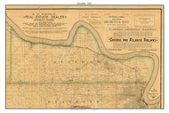 Quindaro, Kansas 1885 Old Town Map Custom Print - Wyandotte Co.