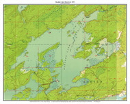 Boulder Lake Reservoir 1953 - Custom USGS Old Topo Map - Minnesota - Duluth Area