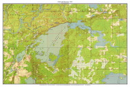 Fish Lake Reservoir 1953 - Custom USGS Old Topo Map - Minnesota - Duluth Area