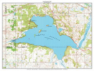 Lake Koronis 1967 - Custom USGS Old Topo Map - Minnesota - Willmar Area
