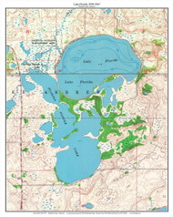 Lake Florida 1958-1967 - Custom USGS Old Topo Map - Minnesota - Willmar Area