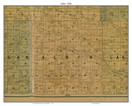 Albin, Brown Co. Minnesota 1900 Old Town Map Custom Print - Brown Co.