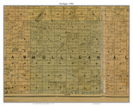 Mulligan, Brown Co. Minnesota 1900 Old Town Map Custom Print - Brown Co.