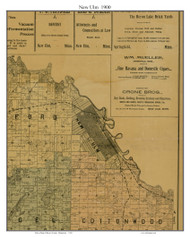 New Ulm, Brown Co. Minnesota 1900 Old Town Map Custom Print - Brown Co.