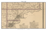 Chaska, Carver Co. Minnesota 1880 Old Town Map Custom Print - Carver Co.