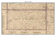 Hancock, Carver Co. Minnesota 1880 Old Town Map Custom Print - Carver Co.