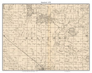 Beauford, Blue Earth Co. Minnesota 1879 Old Town Map Custom Print - Blue Earth Co.