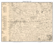 Butternut Valley, Blue Earth Co. Minnesota 1879 Old Town Map Custom Print - Blue Earth Co.