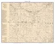Ceresco, Blue Earth Co. Minnesota 1879 Old Town Map Custom Print - Blue Earth Co.